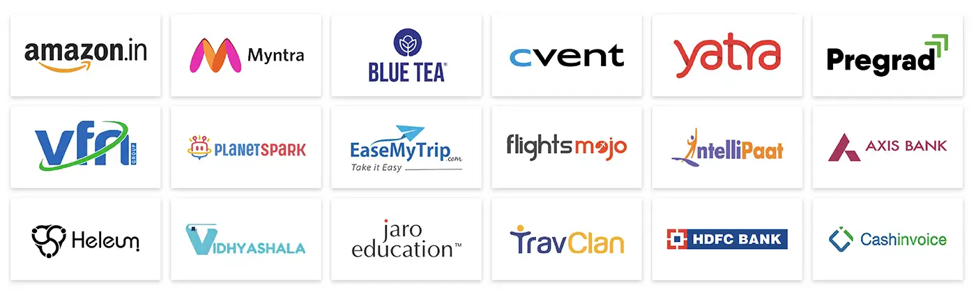 Hiring partners logos