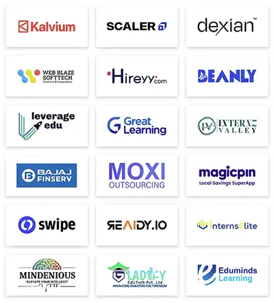 Hiring partners logos