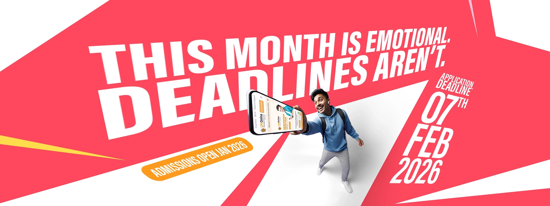 Application Deadline - LPU Online Admissions January 2026